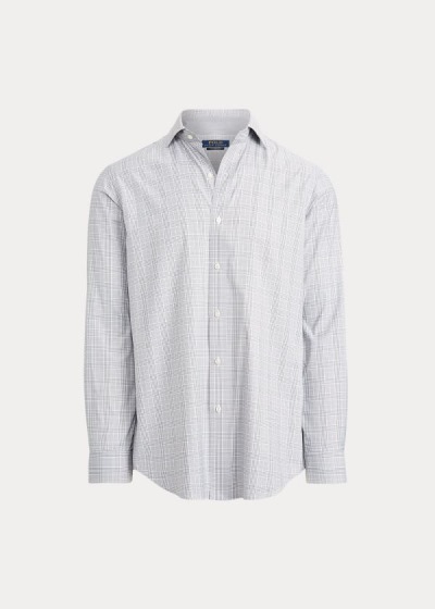 Camisa Ralph Lauren Hombre Grises / Morados - Performance Twill - KSWOX7039